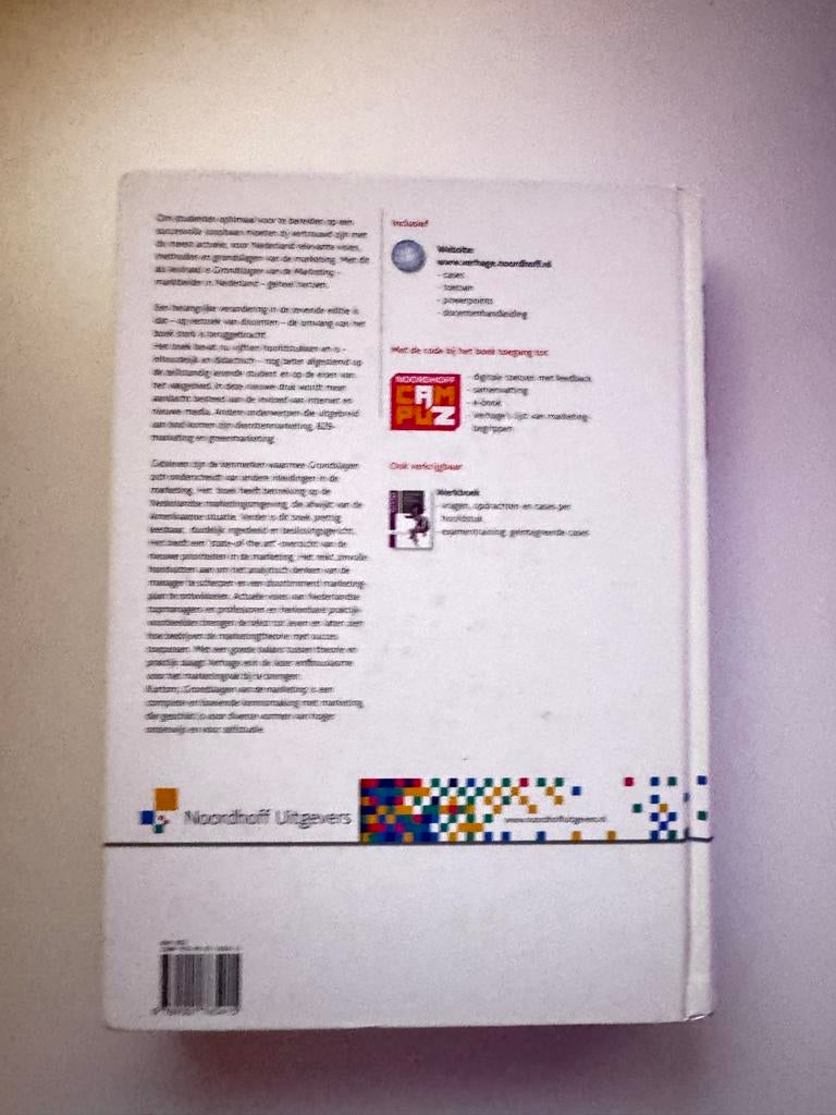 Grondslagen van de Marketing - Bronis Verhage, Ophalen, Gelezen