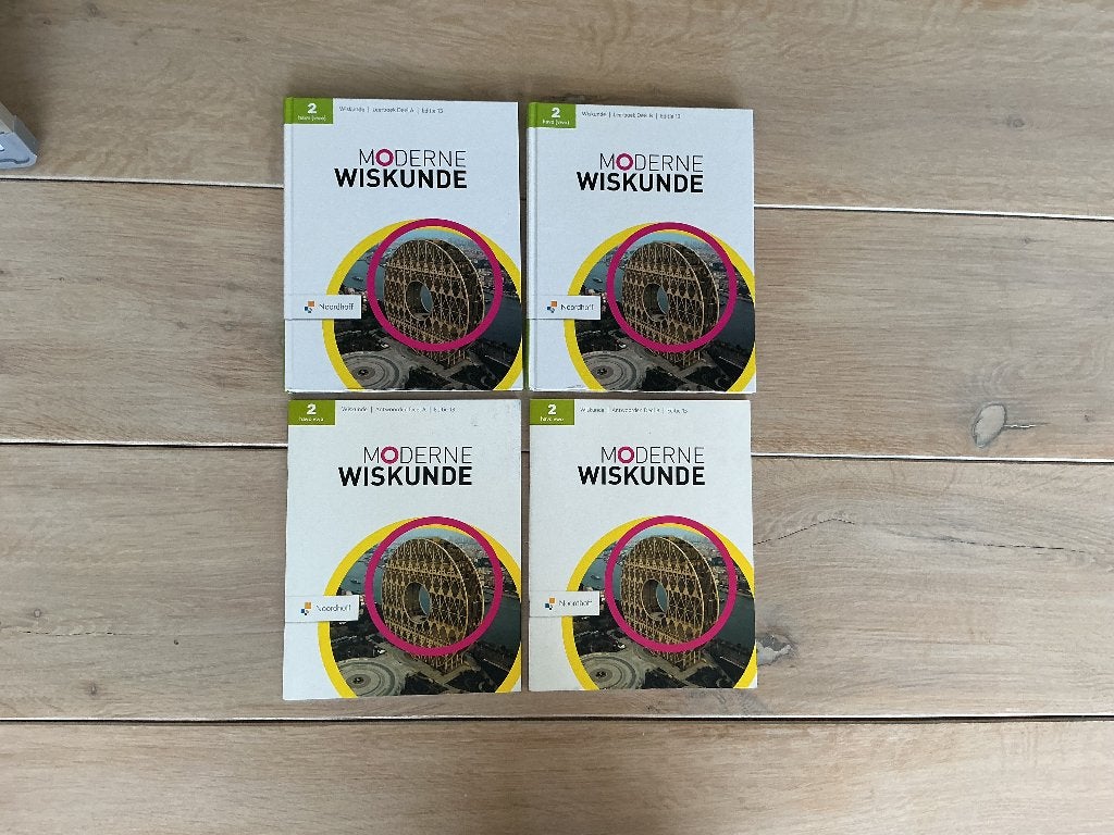 Moderne Wiskunde havo/vwo 2 deel A en B + Antwoorden boeken, Ophalen of Verzenden, Zo goed als nieuw, HAVO, Overige vakken