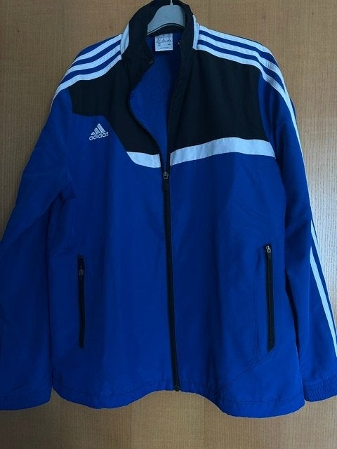 voetbal - trainingsjack adidas, Ophalen of Verzenden, Zo goed als nieuw, Maat 38/40 (M), Overige typen