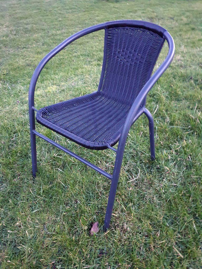 Zwarte stoel 2x, Ophalen of Verzenden, Zwart, Twee