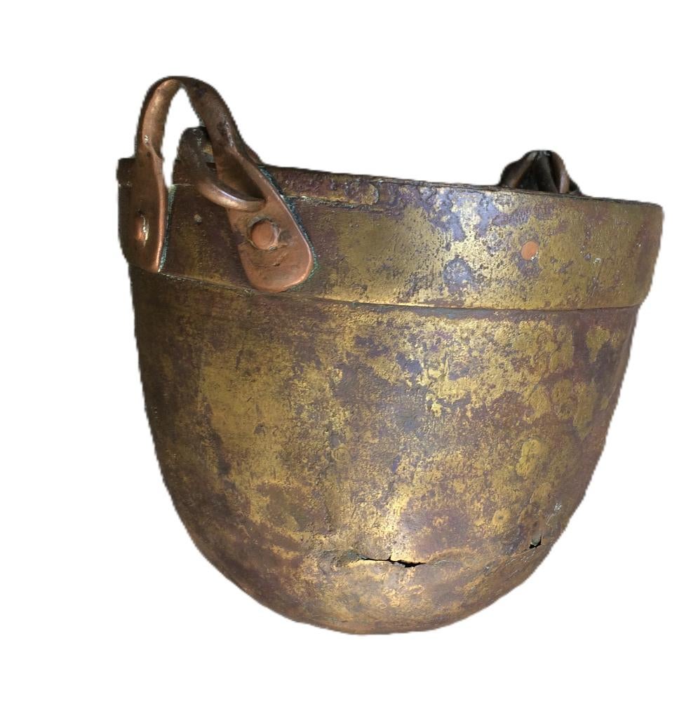 Bodemvondst koperen Aker ca. 1650 scheepsaker, Verzenden