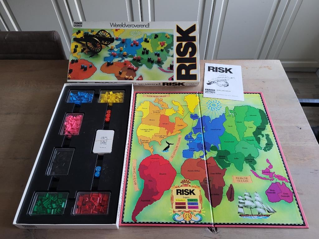 spel Risk vintage!, Vijf spelers of meer, Ophalen of Verzenden, Gebruikt