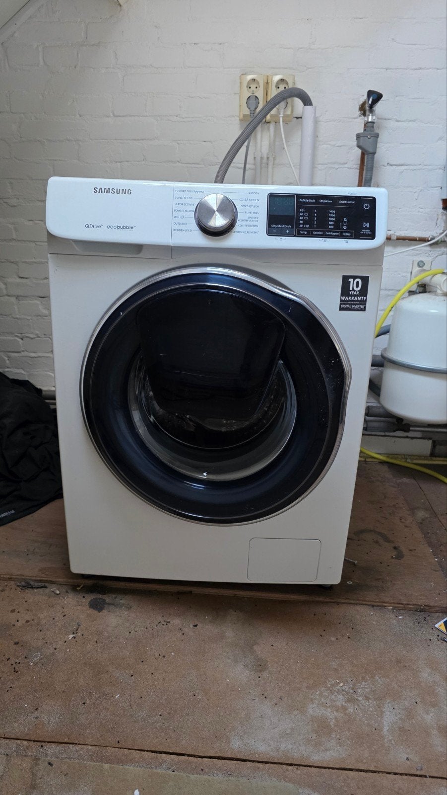 Samsung Q-Drive EcoBubble Wasmachine - Zo goed als nieuw, 1200 tot 1600 toeren, Energieklasse A of zuiniger, 8 tot 10 kg, Ophalen of Verzenden