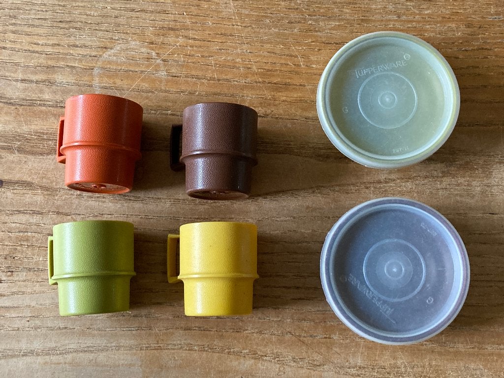 Tupperware tuppertoys kinderbekertjes kinderserviesje, Ophalen of Verzenden, Gebruikt, Beker of Kan