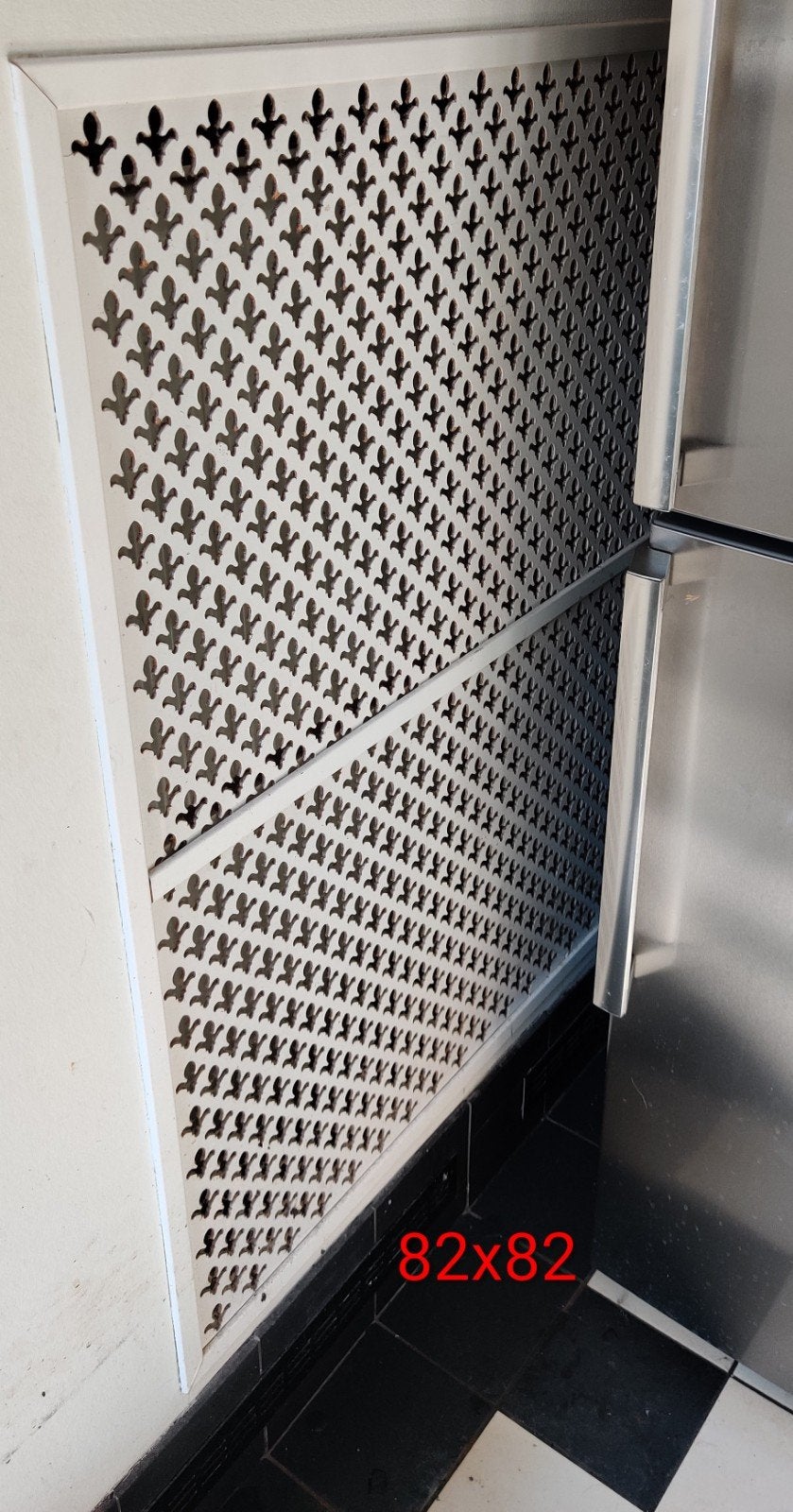 radiator ombouw  Franse lelie, Ophalen