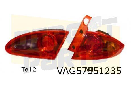 Seat Leon (9/05-4/09) Achterlicht Links binnen Origineel! 1P, -, Verzenden, -, Nieuw