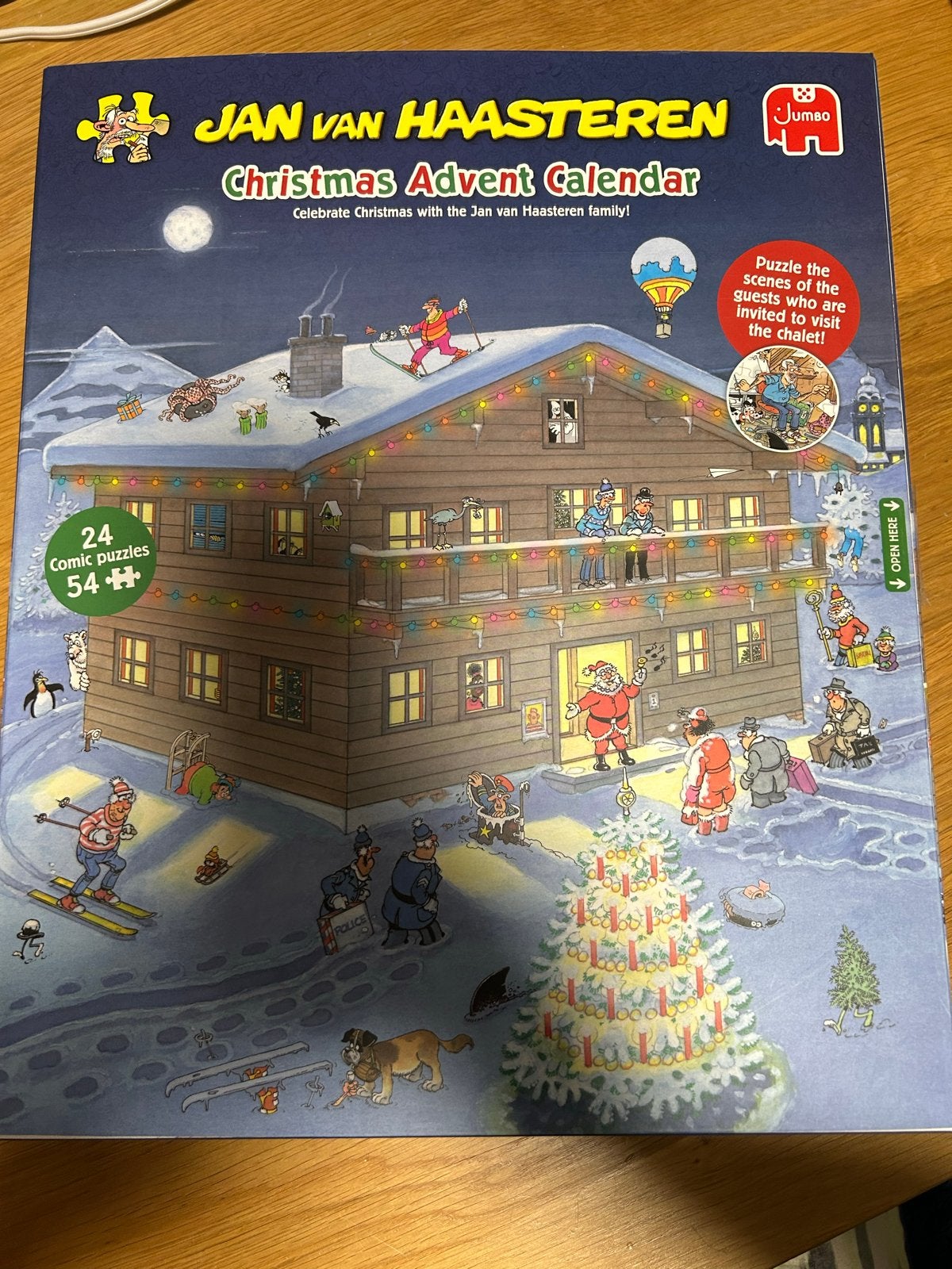 Jan van Haasteren Adventskalender 2025 - 12 vakjes geopend, Hobby en Vrije tijd, Denksport en Puzzels, Ophalen of Verzenden, Gebruikt