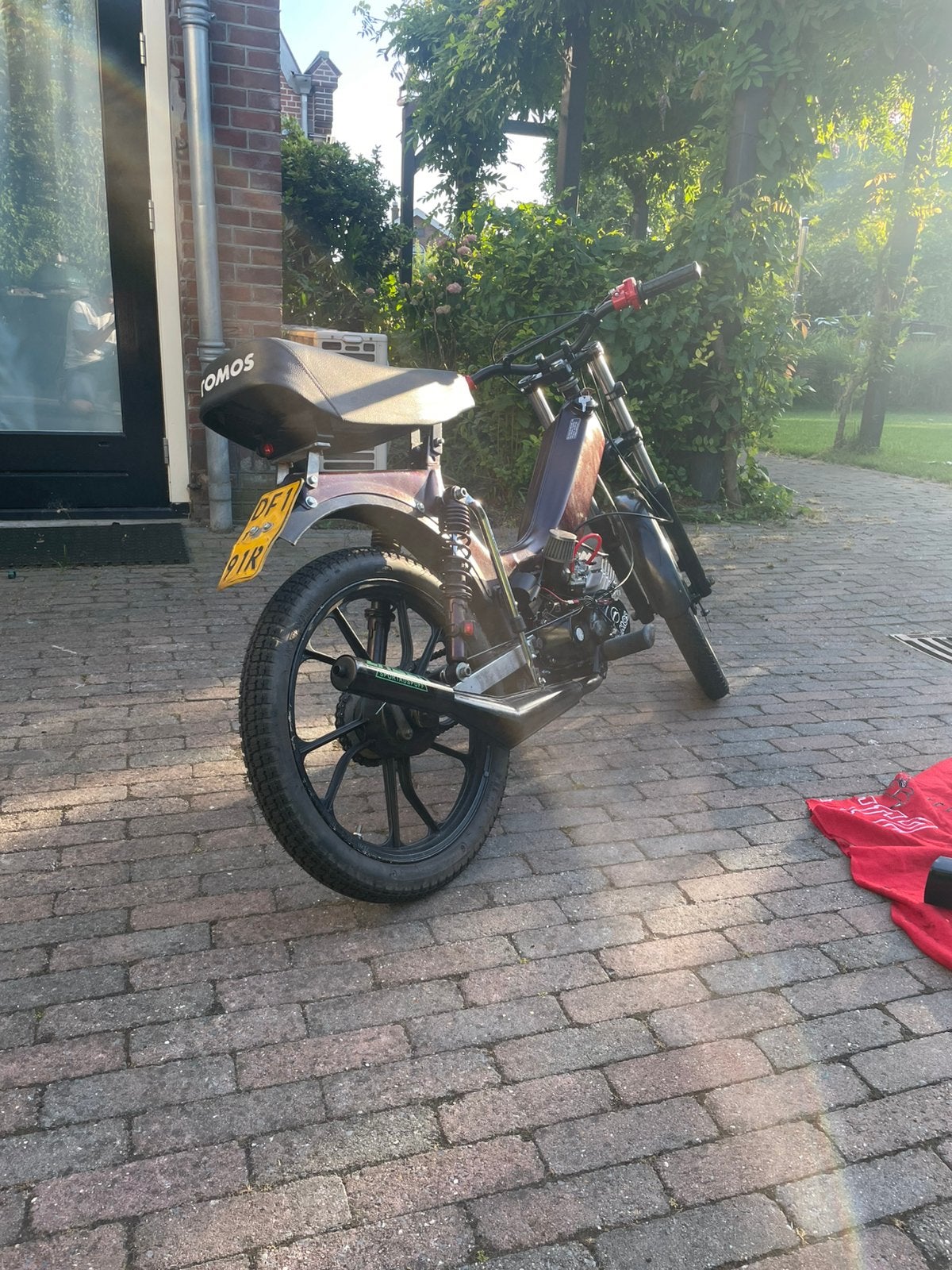 Geel kenteken tomos, Ophalen, Gebruikt, Maximaal 45 km/u, Standard