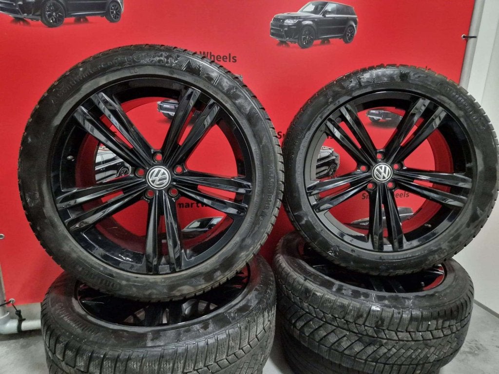 19 inch ORIGINEEL VOLKSWAGEN R-LINE SEBRING TIGUAN VELGEN, 255 mm, Banden en Velgen, Niet ingevuld, Ophalen of Verzenden