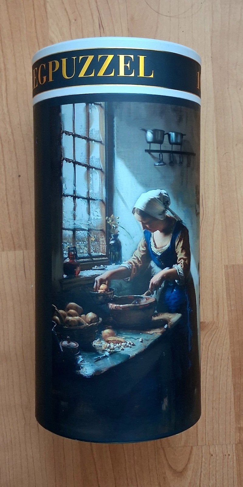 Legpuzzel in koker, 1000 stukjes, Ophalen of Verzenden, 500 t/m 1500 stukjes, Zo goed als nieuw, Legpuzzel