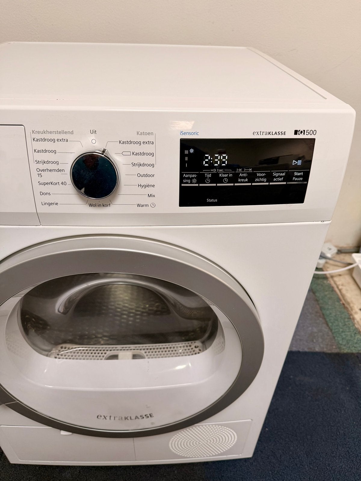 Siemens WT46G490NL ExtraKlasse iQ500 Condensdroger 8 kg, Www.siemens.com, 8 tot 10 kg, Germany, Ophalen of Verzenden