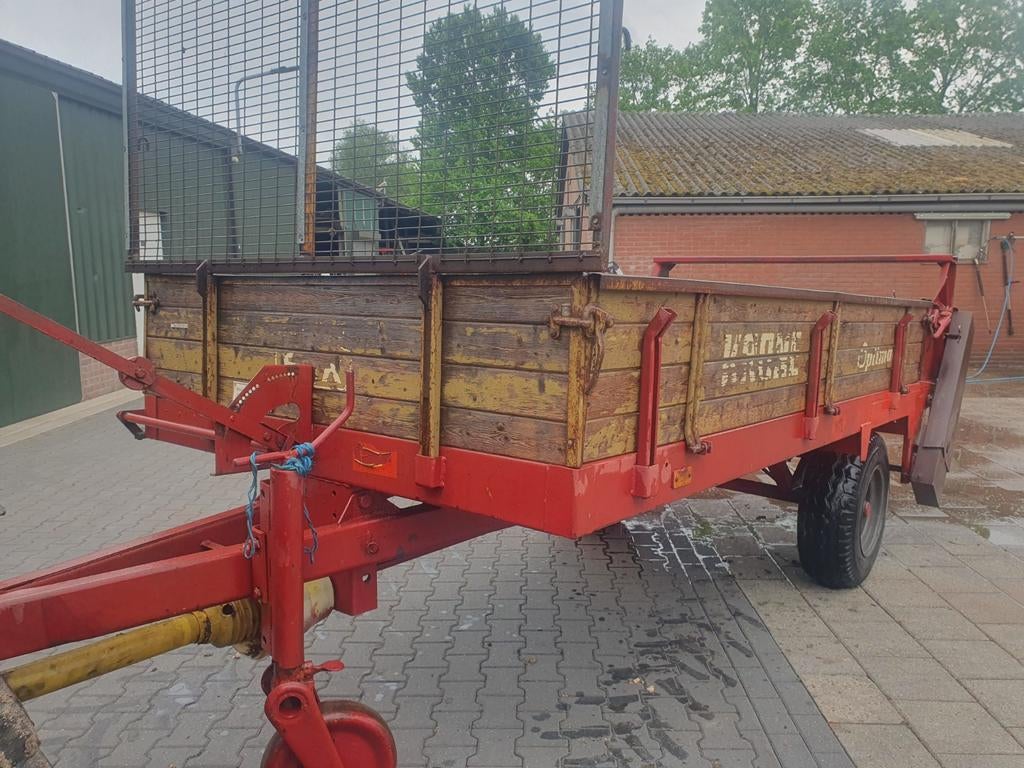 Meststrooier mestverspreider, Ophalen, Veehouderij, Weidebouw