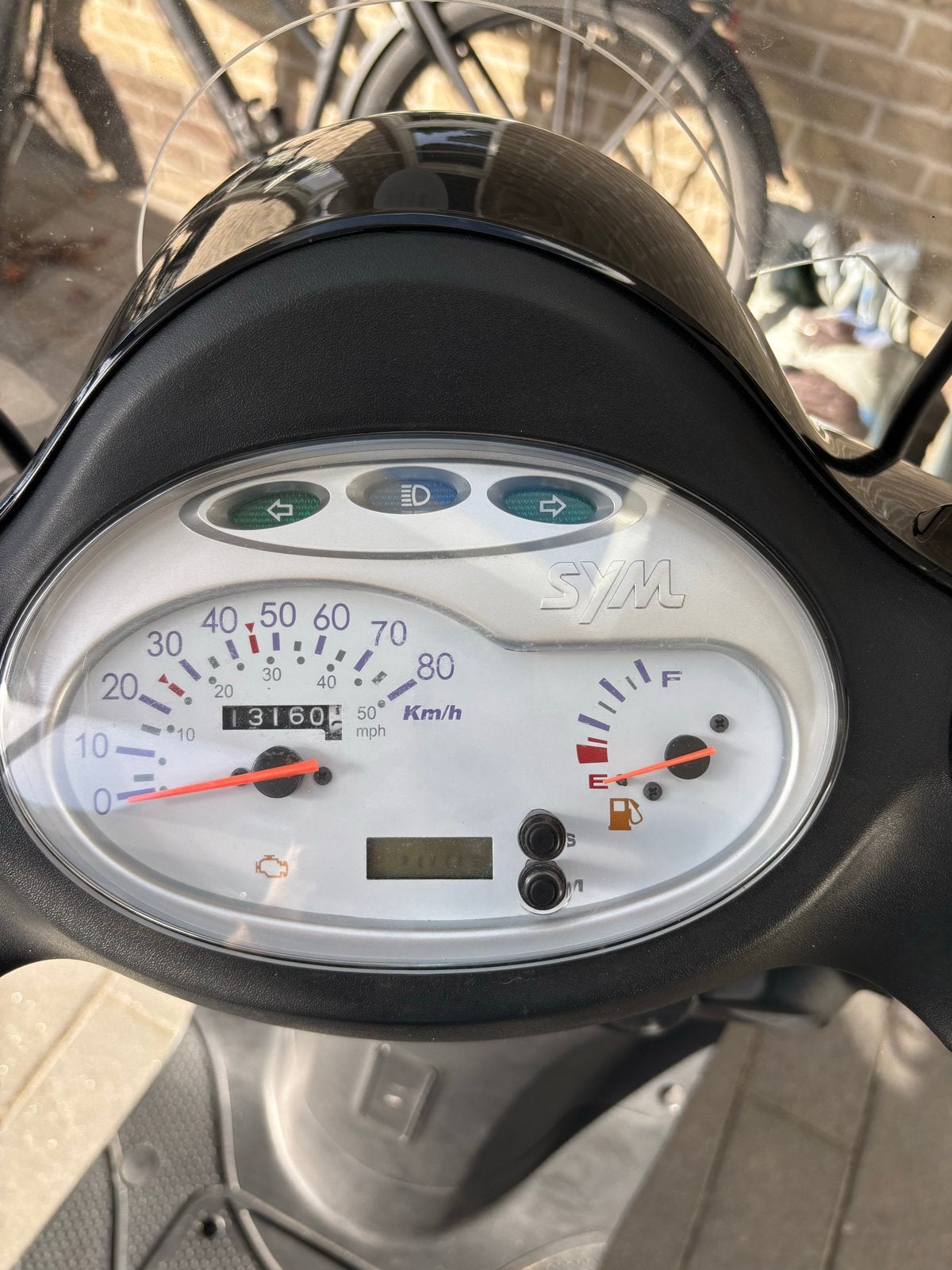 Sym Fiddle 2 uit 2021 - gebruikt, Fietsen en Brommers, Gebruikt, Maximaal 45 km/u, Ophalen of Verzenden, Benzine
