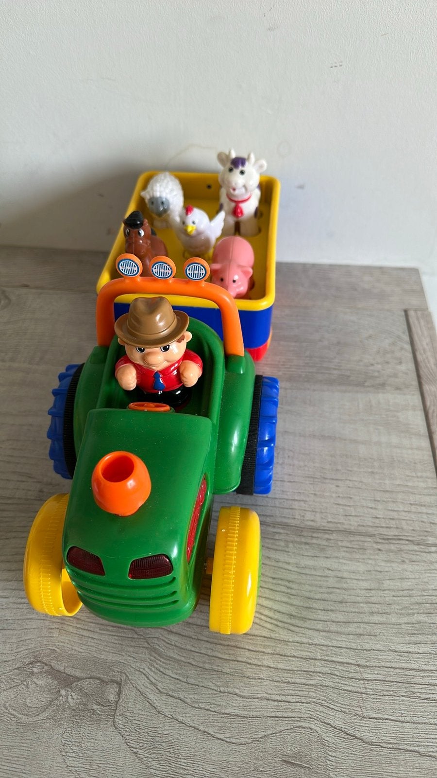 Old MacDonalds Boerderij Tractor met Dieren & Boer Speelgoed, Ophalen of Verzenden, Gebruikt