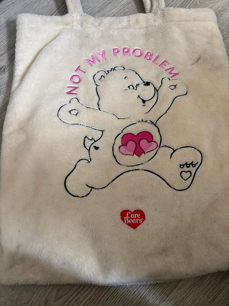 Care Bears "Not My Problem" Pluche Tas, Ophalen of Verzenden, Gebruikt, Beige, Shopper
