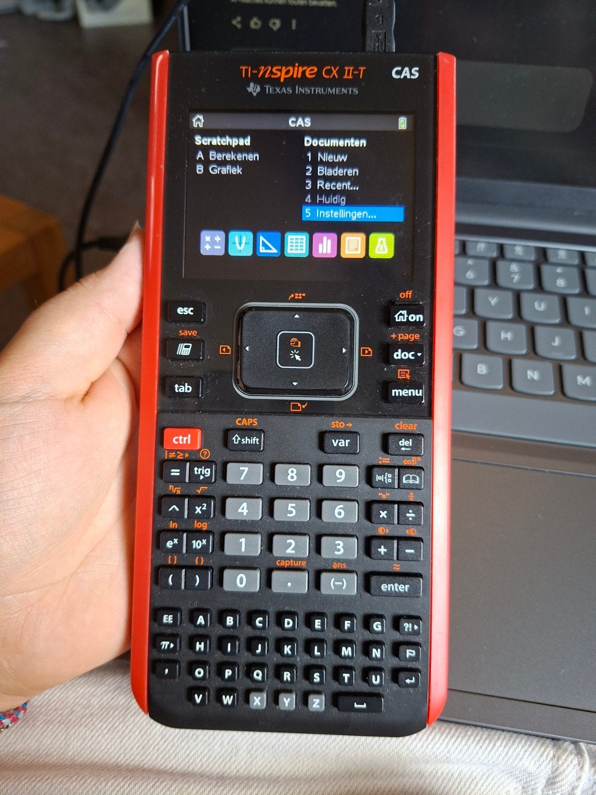 TI-Nspire CX II-T Grafische rekenmachine met spelletjes, Diversen, Rekenmachines, Ophalen of Verzenden, Grafische rekenmachine