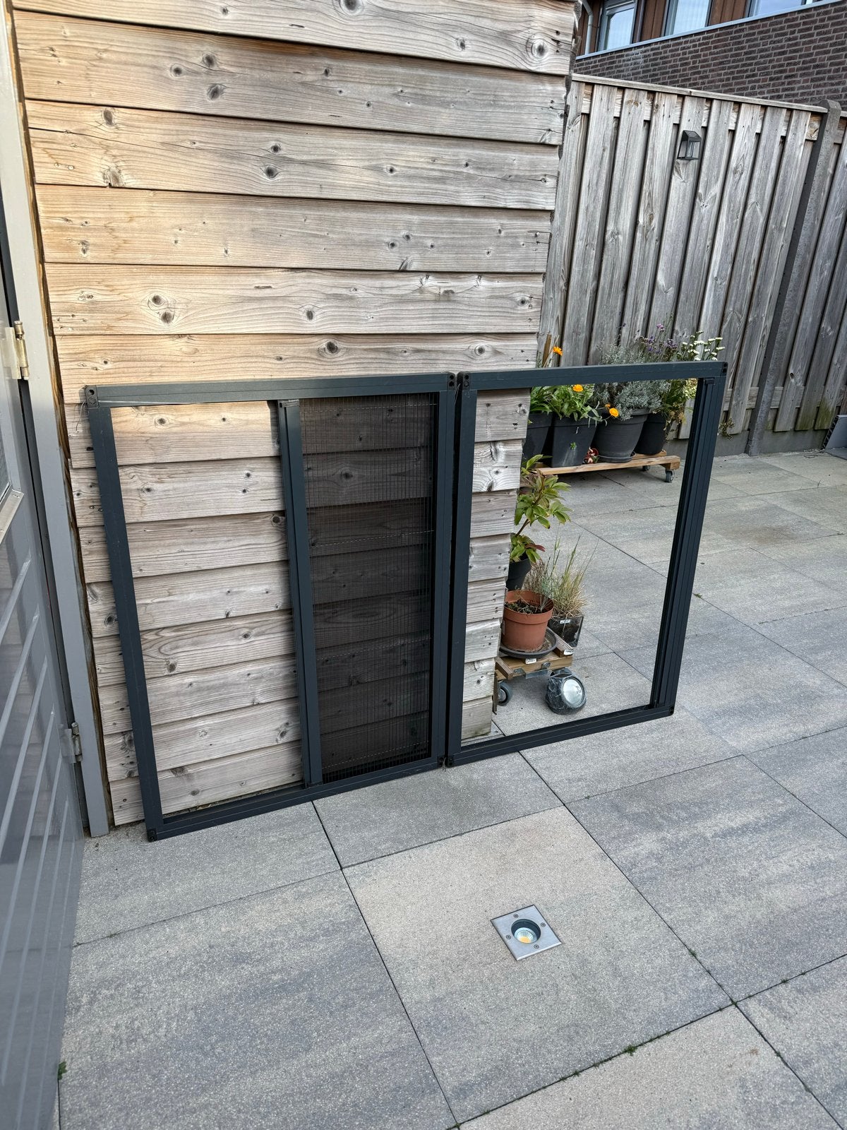 - Zwart aluminium frame - vlieghoor  nieuw, 80 tot 100 cm, Hordeur, Minder dan 200 cm, Ophalen of Verzenden