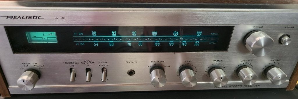 Vintage Realistic STA-30 AM/FM Stereo Receiver, Ophalen, Gebruikt, Radio