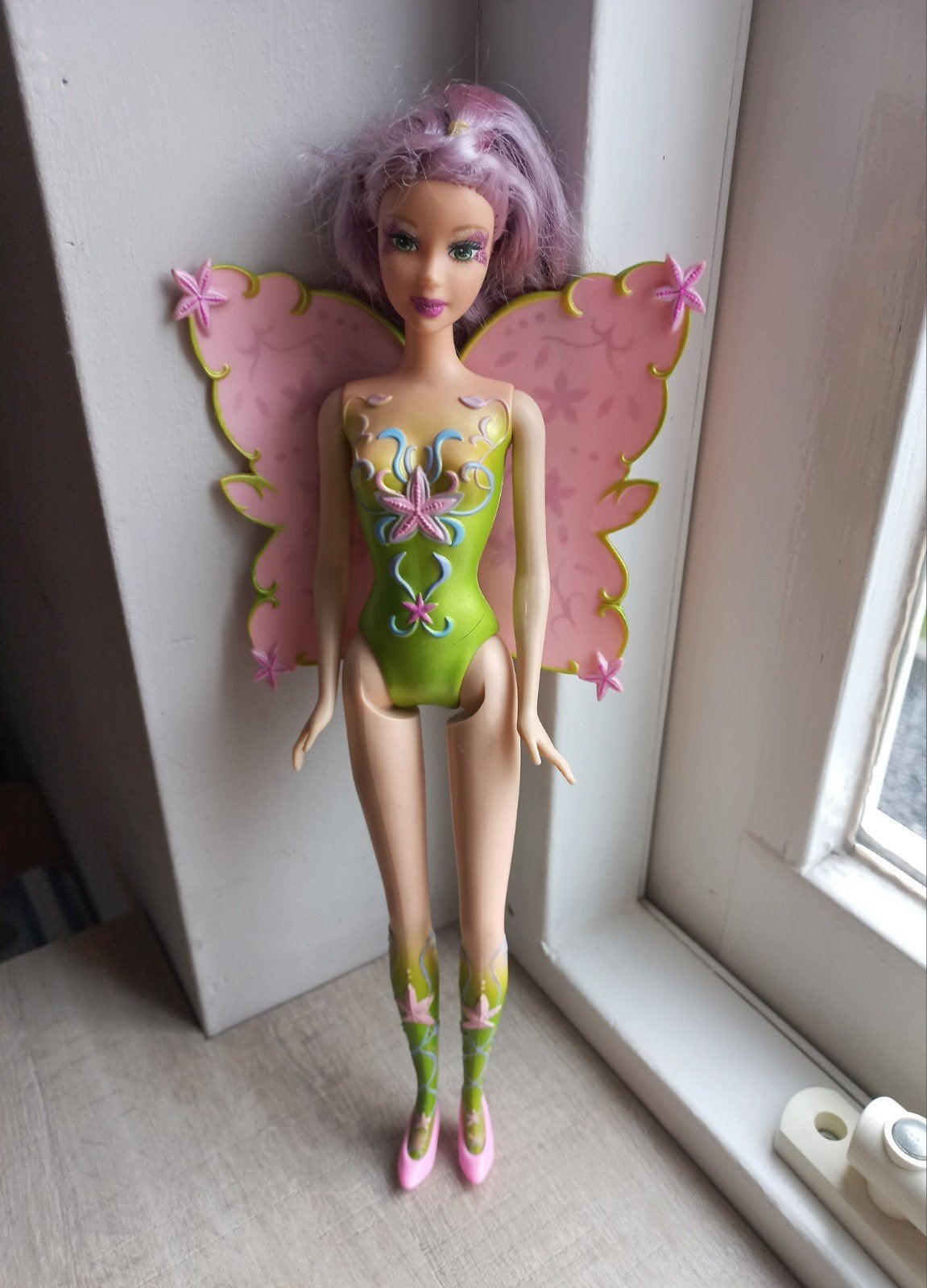 Barbie Fairytopia Mermaidia met een paar schoentjes erbij., Ophalen of Verzenden, Gebruikt, Barbie