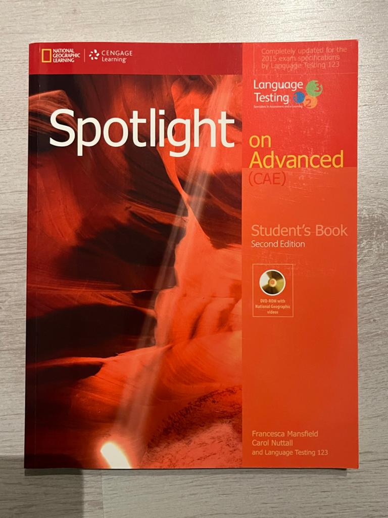Spotlight On Advanced (CAE) Student's Book Second Edition, Ophalen of Verzenden, Alpha, Zo goed als nieuw, Overige niveaus