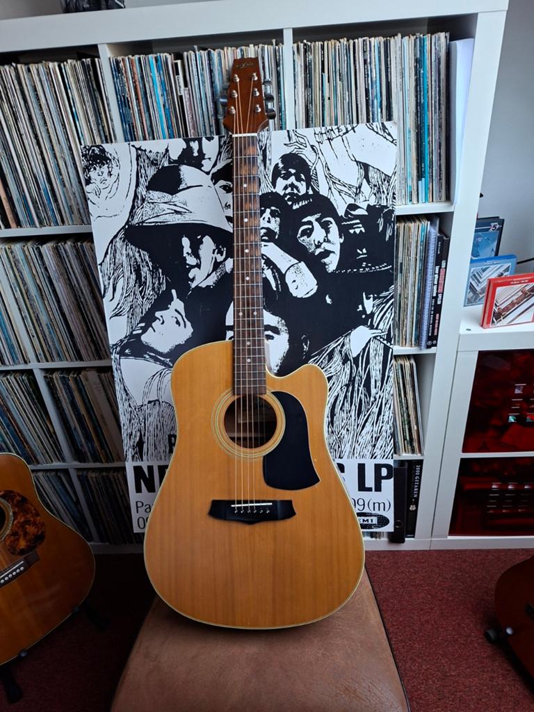 Aria AW110C, made in Korea jaren 90, Ophalen of Verzenden, Gebruikt, Klassieke of Spaanse gitaar
