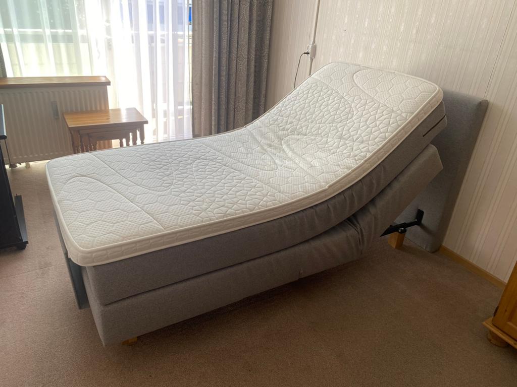 Boxspring bed (koud schuim), Gebruikt, 90 cm, Eenpersoons, Ophalen of Verzenden