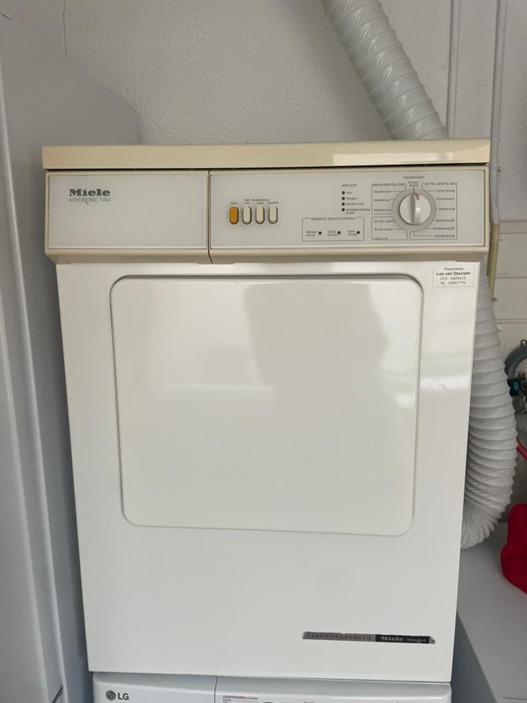 Droger miele, Witgoed en Apparatuur, Wasdrogers, Ophalen, 6 tot 8 kg, Gebruikt, Luchtafvoer