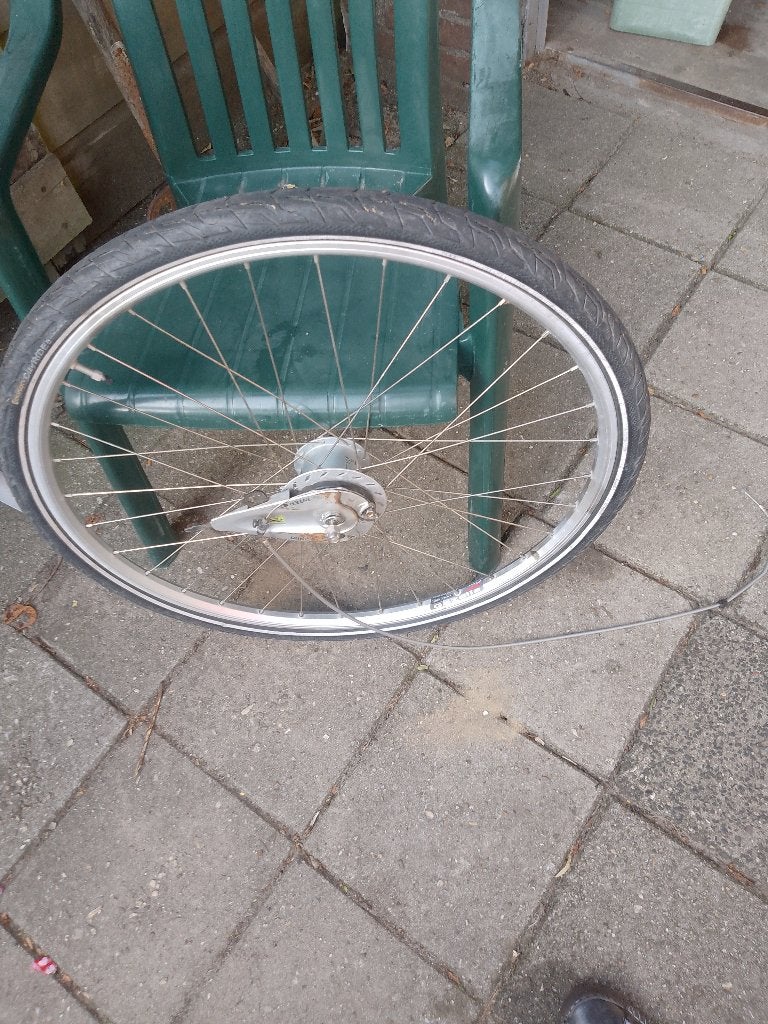 onderdelen gazelle fiets zadel standaard voorwiel  remkabel, Fietsen en Brommers, Fietsen | Dames | Damesfietsen, 56 cm of meer