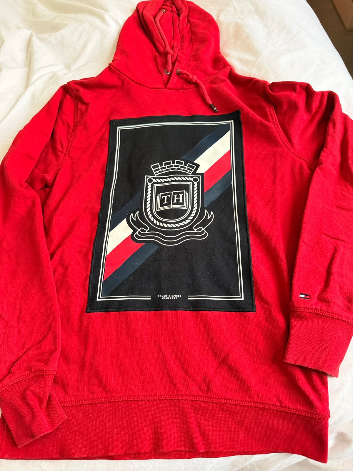 Hoodie Tommy Hilfiger maat s, Ophalen of Verzenden, Zo goed als nieuw, Jongen of Meisje, Trui of Vest
