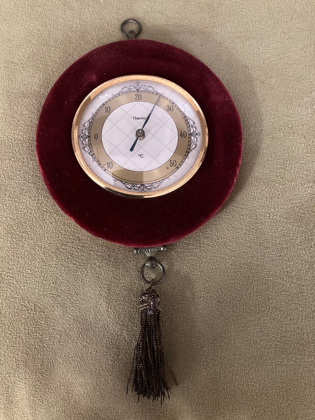 Vintage thermometer (070725s), Audio, Tv en Foto, Weerstations en Barometers, Ophalen of Verzenden, Gebruikt