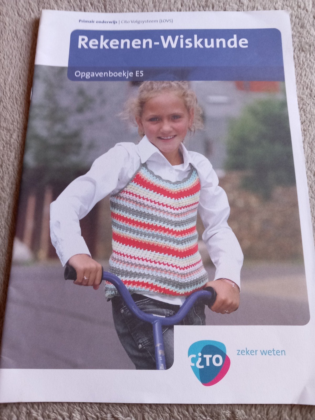 Cito Rekenen-Wiskunde Opgavenboekje E5 + antwoordenblad - ci, Ophalen of Verzenden, Gelezen, Cito