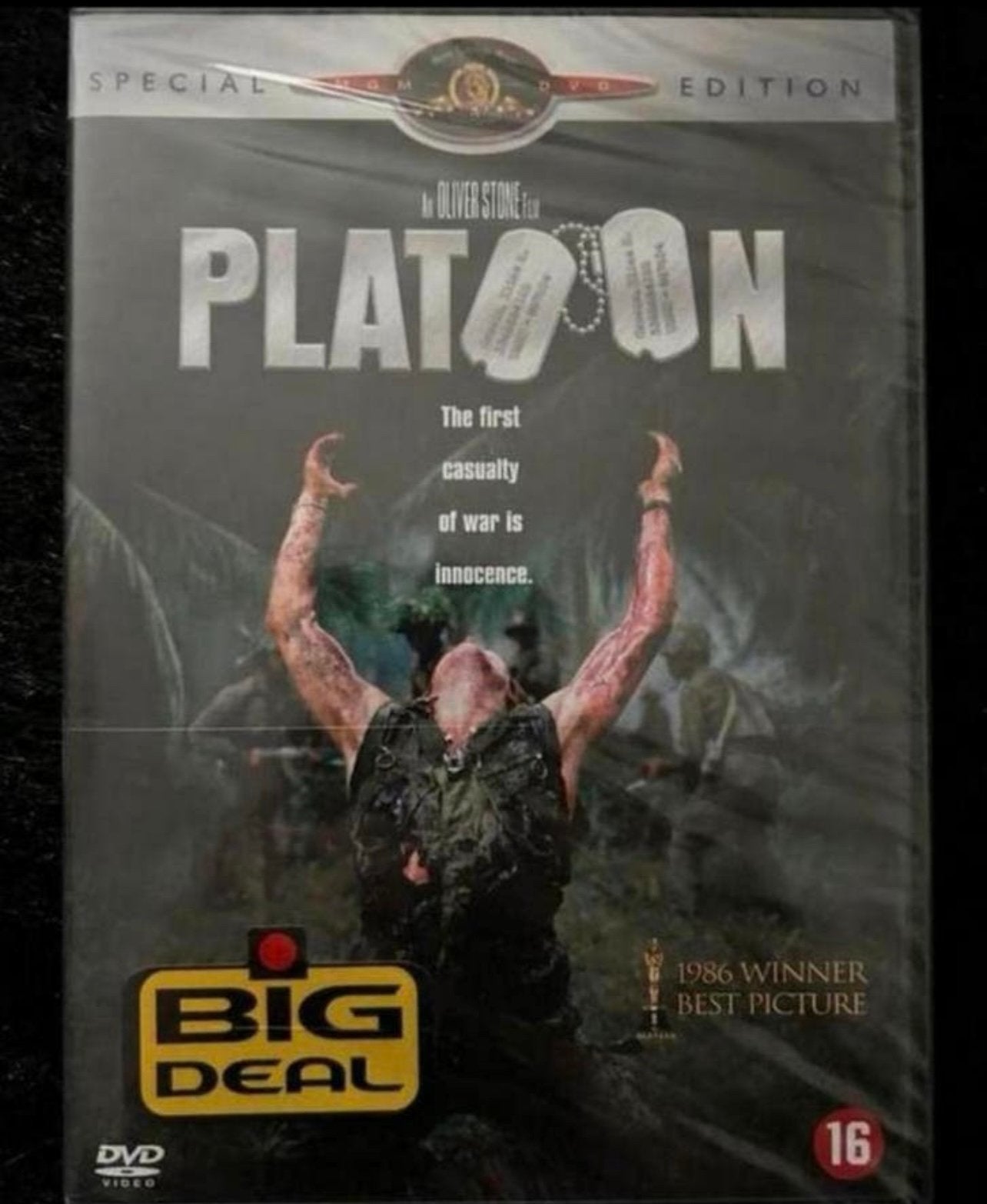 Platoon DVD Nieuw geseald, Alle leeftijden, Ophalen of Verzenden, Gebruikt
