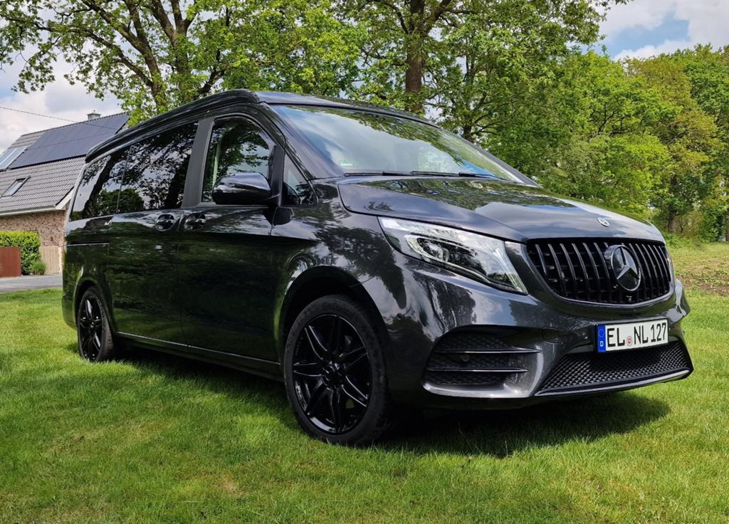 Mercedes-Benz Marco Polo V300d Edition AMG-Line 4-matic, Caravans en Kamperen, Campers, Automaat, Buscamper of Camperbus, Koelkast