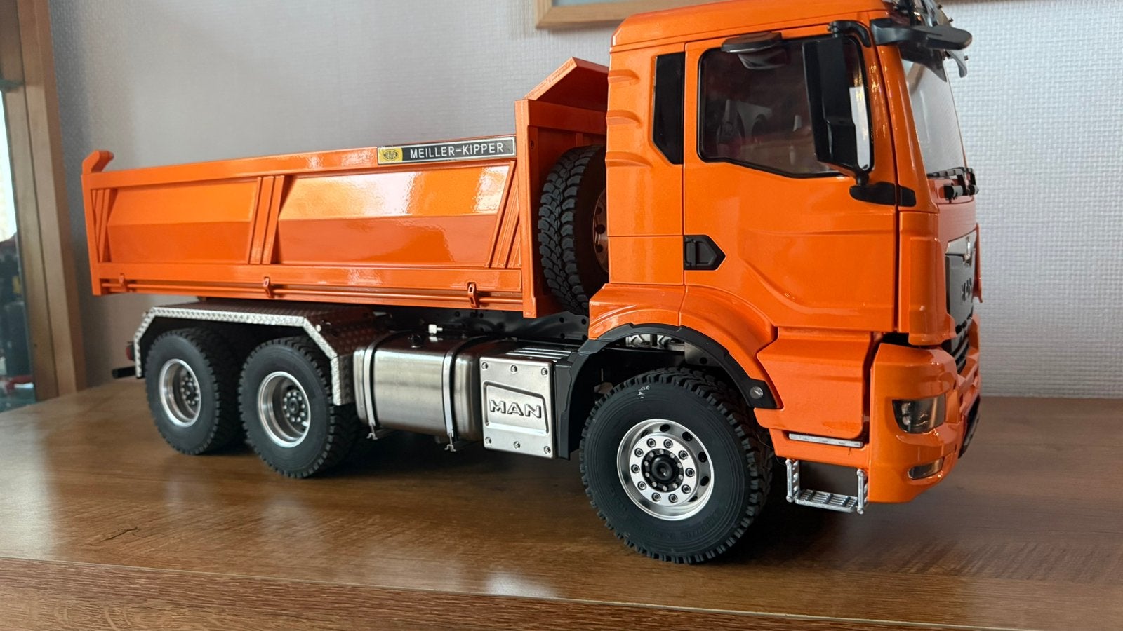 MAN TGS 6x6 kipper scaleclub, Elektro, Auto offroad, Schaal 1:14, Ophalen of Verzenden