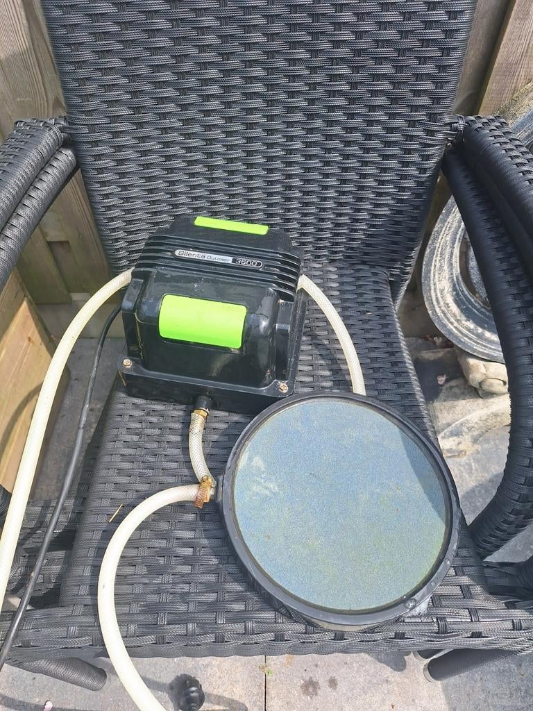 Lucht pomp, Ophalen, Gebruikt, Vijverpomp