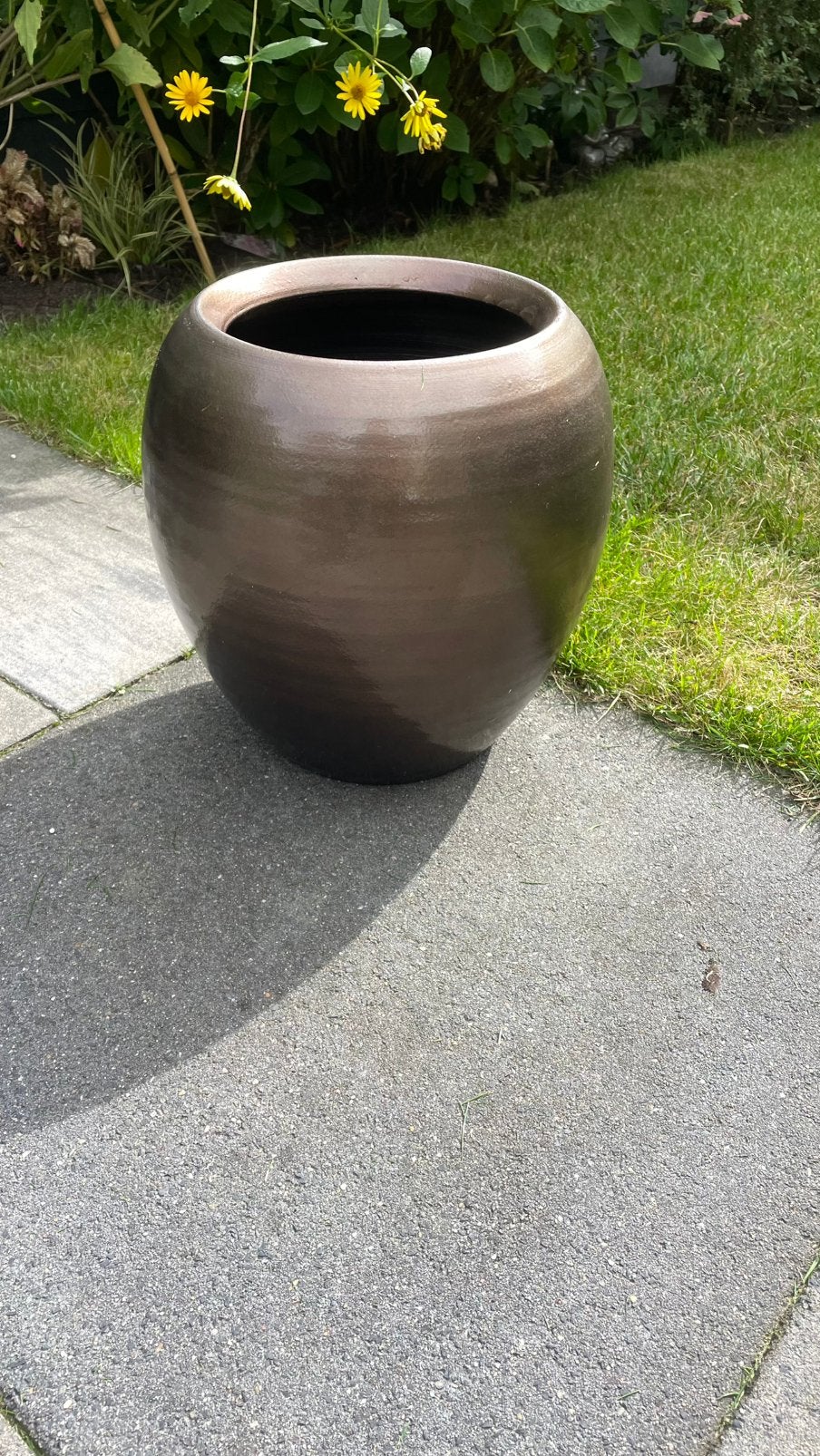 Bloempot binnen, Rond, Binnen, Zo goed als nieuw, Minder dan 40 cm