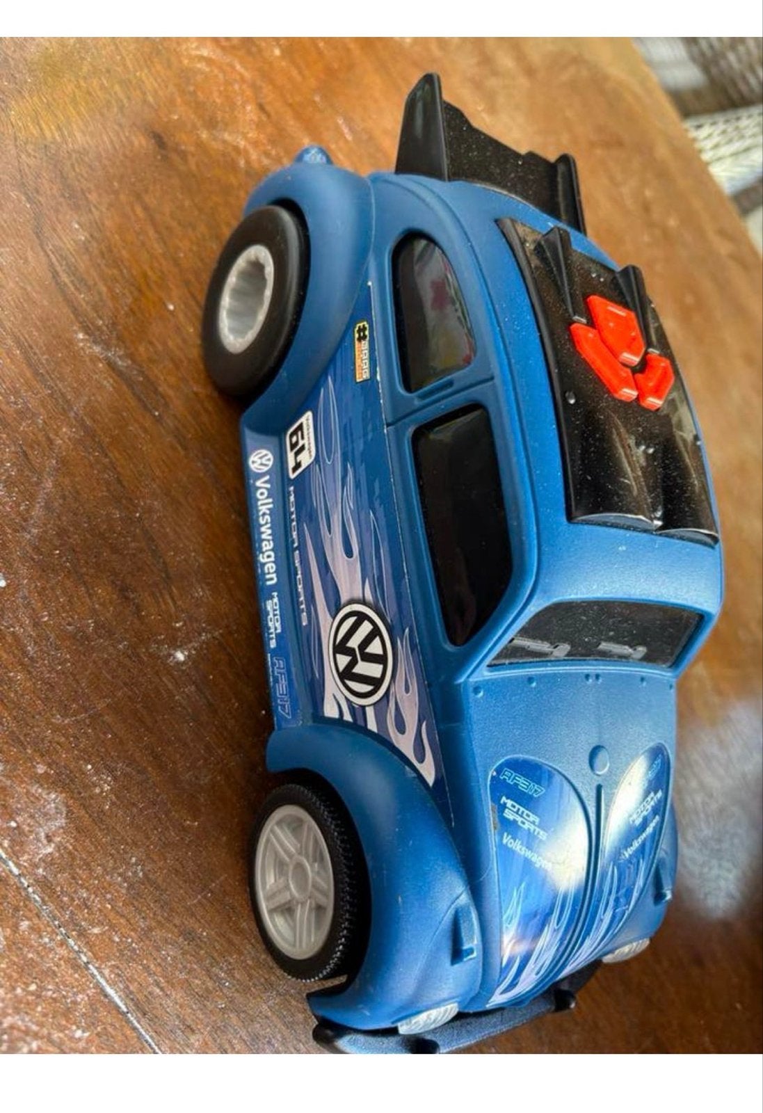 VW Kever Wheelie Raiders Speelgoedauto - Blauw, Ophalen of Verzenden, Gebruikt