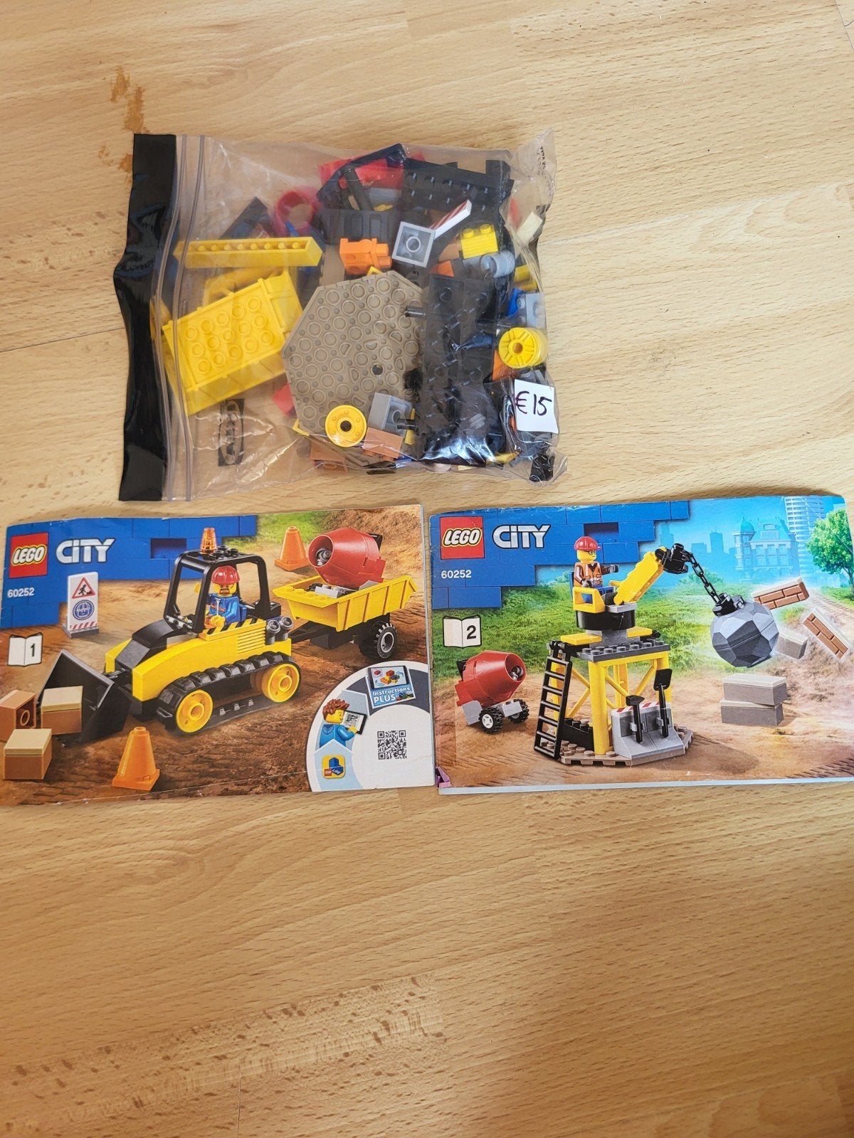LEGO City 60252 Bouwvoertuigen set met instructies, Kinderen en Baby's, Ophalen of Verzenden