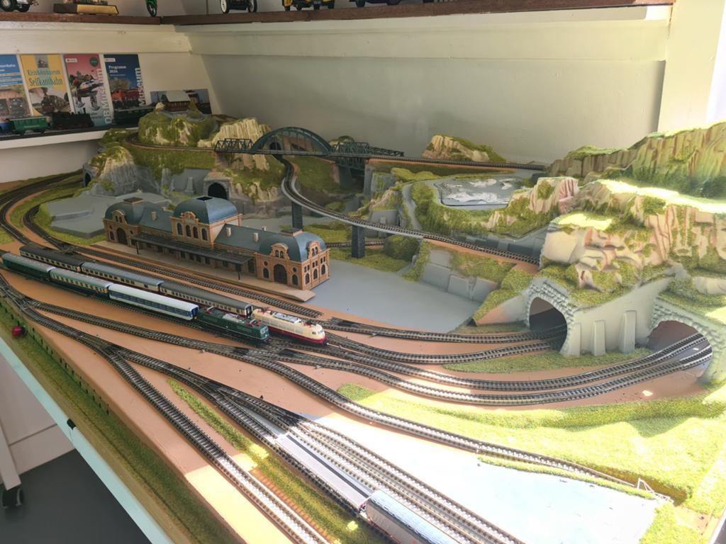 Modelbaan van Noch Fertiggelände Baden Baden, Hobby en Vrije tijd, Ophalen, Zo goed als nieuw, Gelijkstroom, Fleischmann