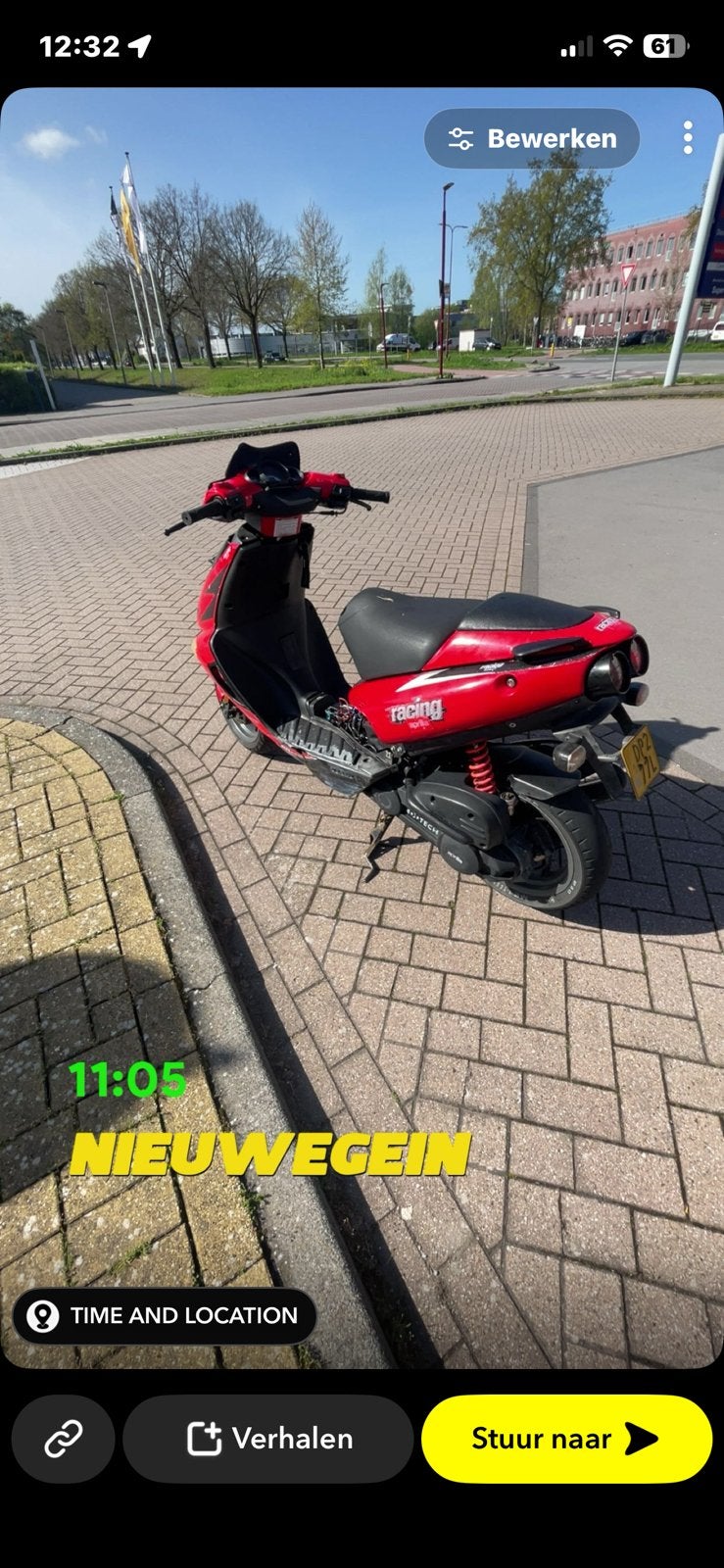Aprilia sr50 ditech LC LEES BESCHRIJVING!, Ophalen, Tweetakt, Gebruikt, Maximaal 45 km/u