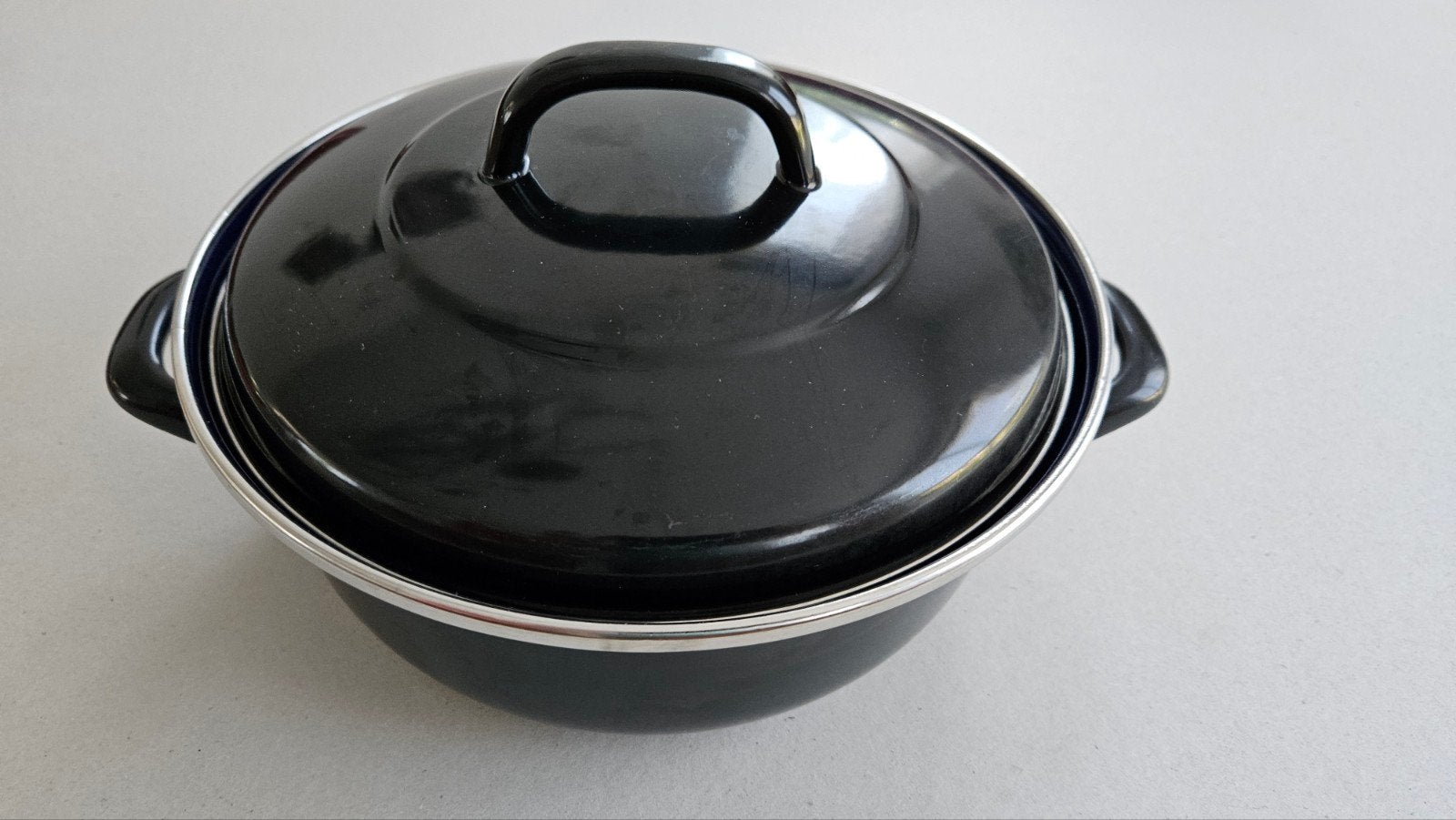 braadpan BK Fortalit braadpan 24 cm Emaille Zeer goed, BK, Ophalen of Verzenden, Zo goed als nieuw, Emaille