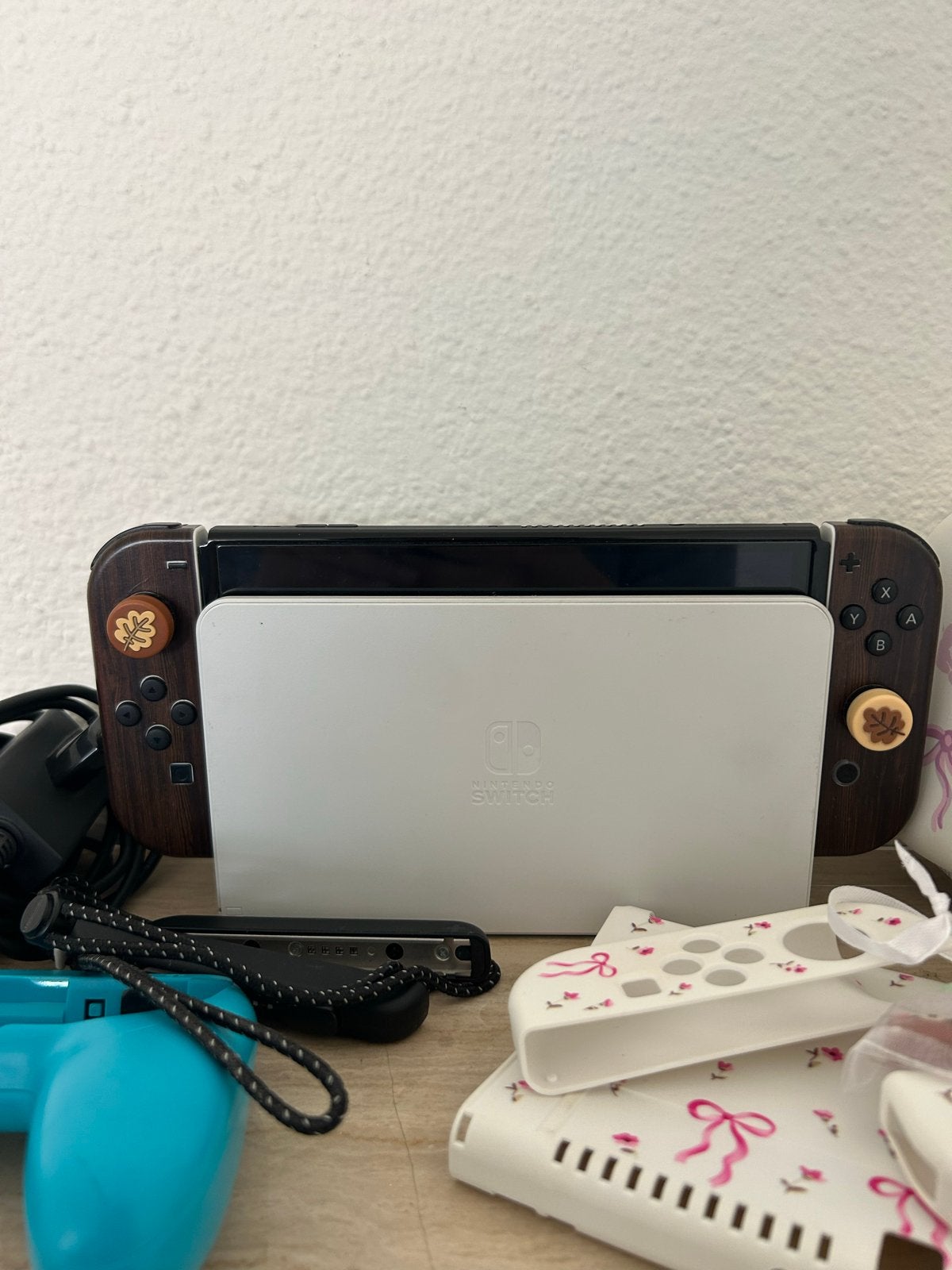 Nintendo Switch OLED Wit + 256GB SD-kaart + Extra's, Met 2 controllers, Zo goed als nieuw, Met harde schijf, Switch OLED
