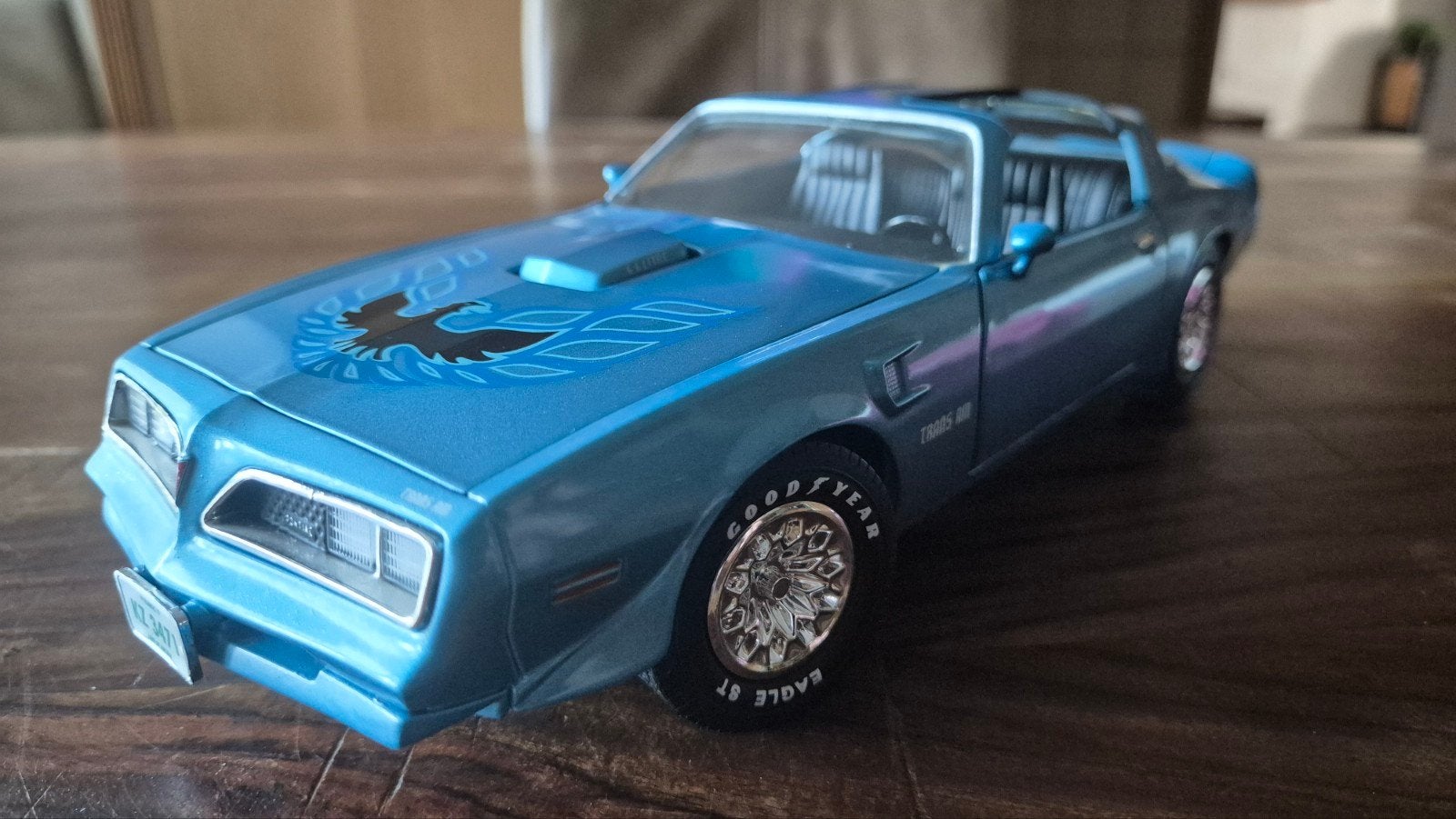1:18 1977 Pontiac Firebird Trans Am 400ci / 6.6 litre - ERTL, Ophalen of Verzenden, Zo goed als nieuw, Auto, ERTL