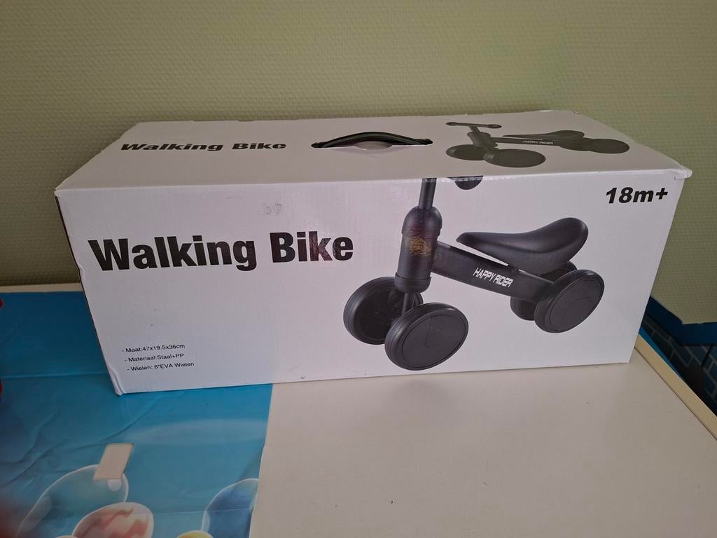Nieuwe Happy Rider Loopfiets - Perfect voor 18m+, Ophalen of Verzenden, Nieuw, Loopfiets