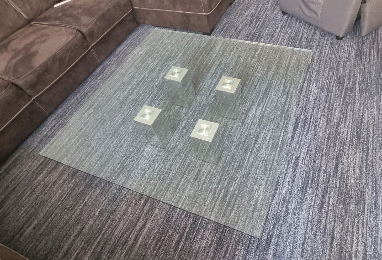 Originele Abel Beek Design Salontafel 120x120 cm, Ophalen, 100 tot 150 cm, 100 tot 150 cm