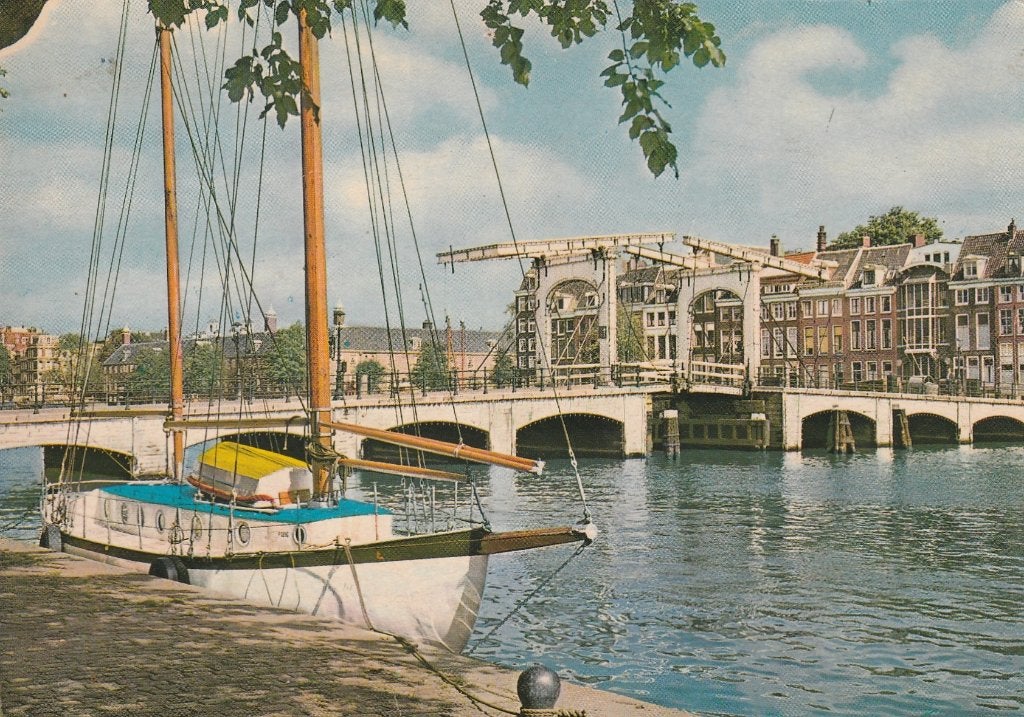 AMSTERDAM Magere Brug Amstel, Verzamelen, Verzenden, 1960 tot 1980, Ongelopen, Noord-Holland
