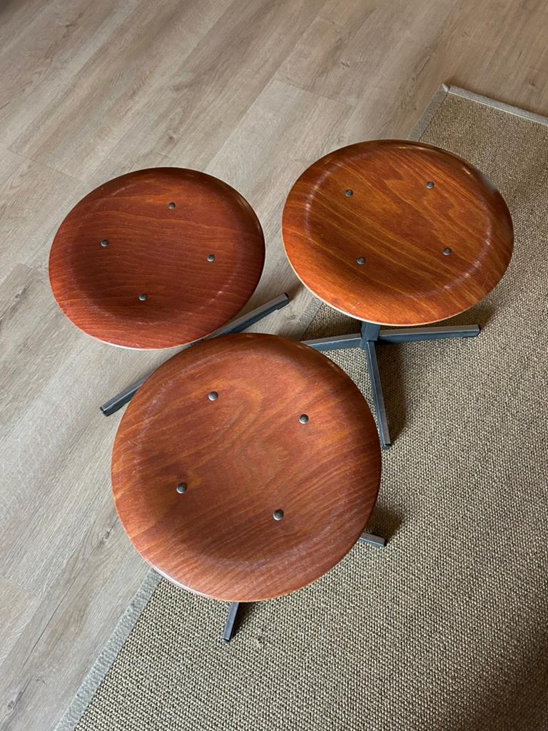 Drie vintage Marko krukjes industrieel, Ophalen of Verzenden, Gebruikt, IJzer