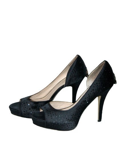 Liu Jo satin pumps, heels strass, zwart, Mt. 37, Pumps, Verzenden, Liu Jo, Zwart