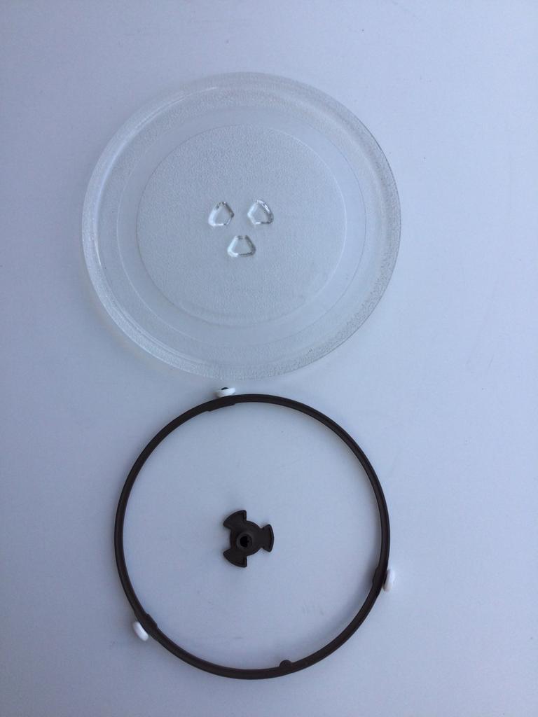 Magnetron glazen draaiplateau 245 mm, Ophalen of Verzenden, Zo goed als nieuw