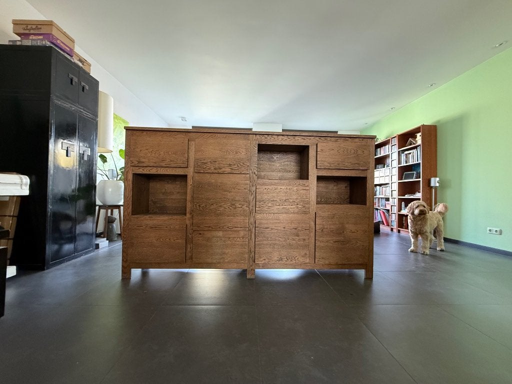 Kast /divider 126 x 214 x 37 (HxBxD), Ophalen, Gebruikt, Met deur(en), 100 tot 150 cm